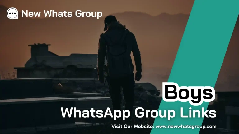 Boys WhatsApp Group Links