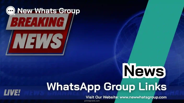 News WhatsApp Group Links